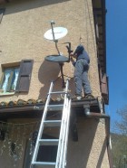 ADSL Tooway da Satellite a Zena di Bologna, località Cà di Lavacchio - ANTENNISTA
