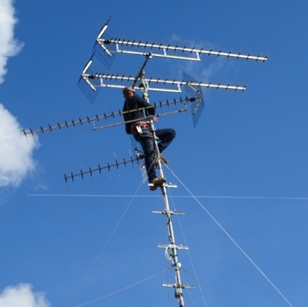 Antenna 9 metri installata a monzuno - ANTENNISTA